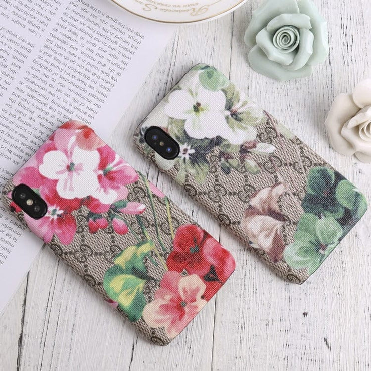Looopix Luxurious Gucci Blooms Leather Phone Case Cover For Huawei