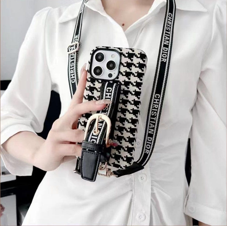 Looopix Luxurious Hand Strap iPhone 15 Cover