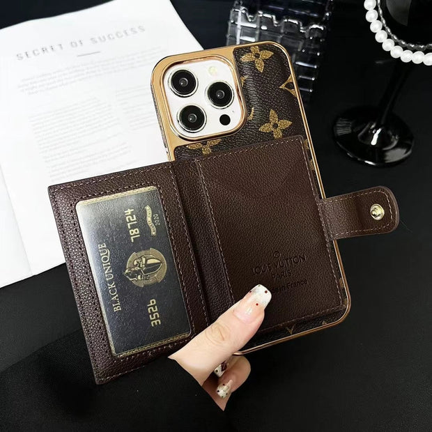 Looopix Luxurious Louis Vuitton iPhone Case | LV Pocket Wallet Phone Case