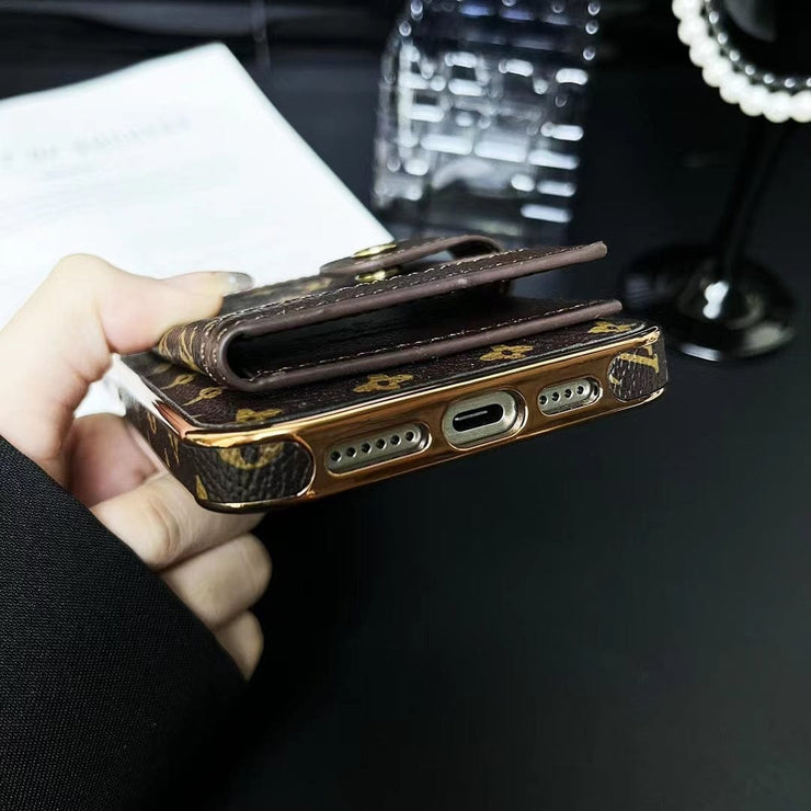 Looopix Luxurious Louis Vuitton iPhone Case | LV Pocket Wallet Phone Case