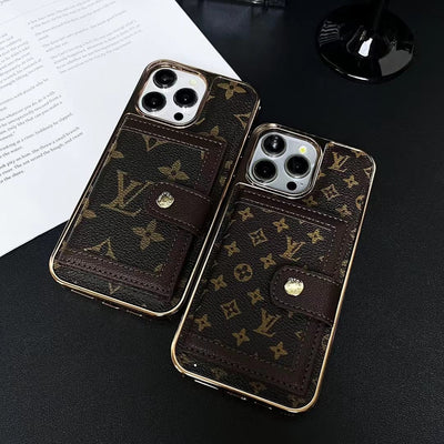 Looopix Luxurious Louis Vuitton iPhone Case | LV Pocket Wallet Phone Case