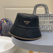 Looopix Luxurious Prada Black Bucket Hat