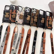 Looopix Luxury and Protection iPhone 15 Case with Hand Strap