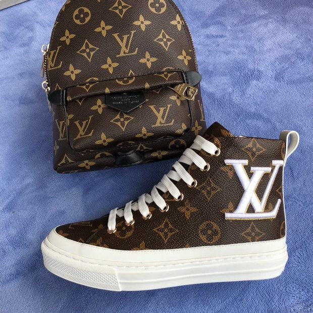 Looopix Luxury Converse: Louis Vuitton Classic Style Sneakers
