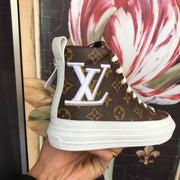 Looopix Luxury Converse: Louis Vuitton Classic Style Sneakers