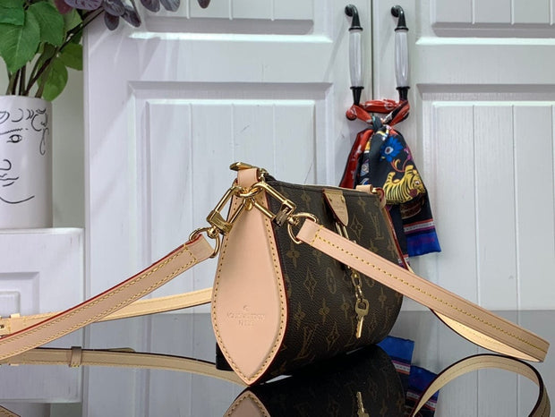 Looopix Luxury Elegance with Louis Vuitton Monogram Crossbody Bag