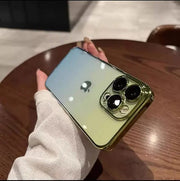 Looopix Luxury Gradient Color Transparent Phone Case