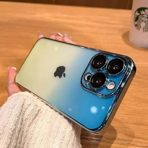 Looopix Luxury Gradient Color Transparent Phone Case