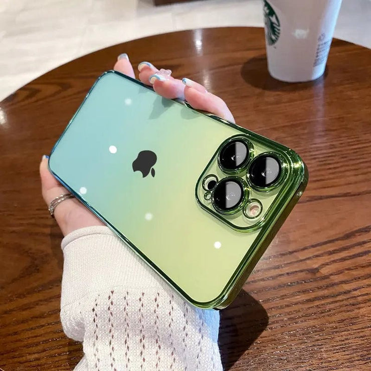 Looopix Luxury Gradient Color Transparent Phone Case