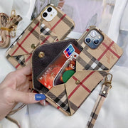 Looopix Luxury iPhone 12 - 15 Pro Max Slim Shockproof Case With Card Holder