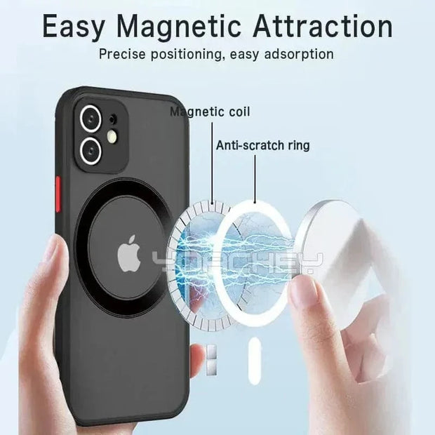 Looopix Luxury Magnetic For Magsafe Wireless Charge Phone Case