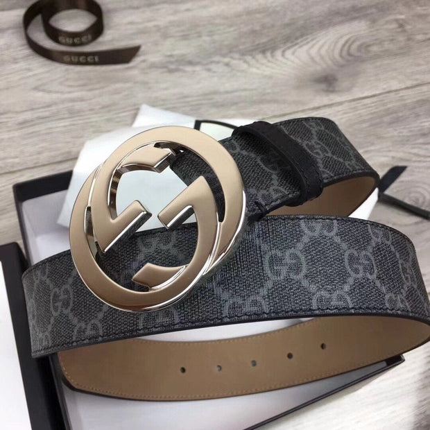 Looopix Lxurious Black Gucci Belt SiLouis Vuittoner Finished Logo