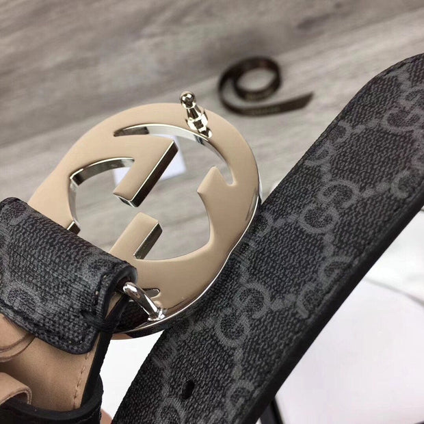 Looopix Lxurious Black Gucci Belt SiLouis Vuittoner Finished Logo