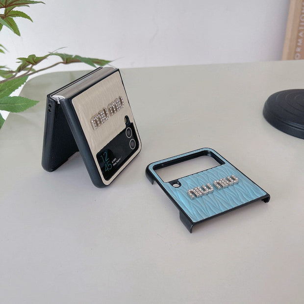 Looopix Miu Miu Z Flip/Z Fold Phone Cases | Glamorous Style