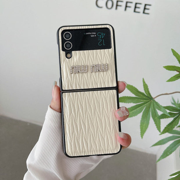 Looopix Miu Miu Z Flip/Z Fold Phone Cases | Glamorous Style
