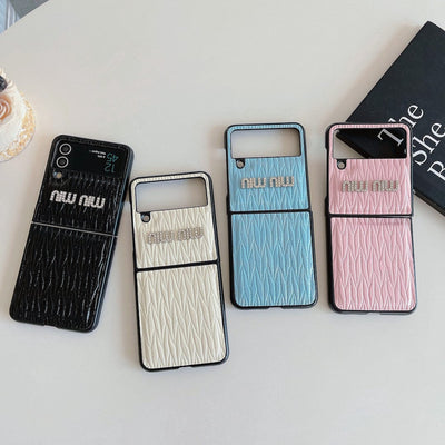 Looopix Miu Miu Z Flip/Z Fold Phone Cases | Glamorous Style