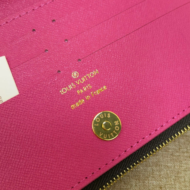 Looopix Monogram Bucket Pouch Brown Wallet