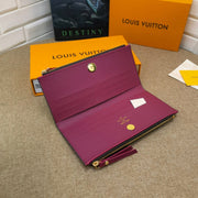 Looopix Monogram Bucket Pouch Brown Wallet