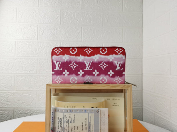 Looopix MultiColor Louis Vuitton Leather Zipper Wallet