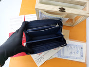 Looopix MultiColor Louis Vuitton Leather Zipper Wallet