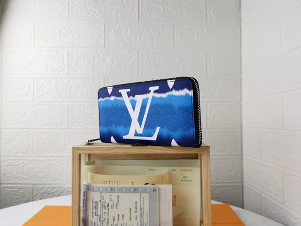 Looopix MultiColor Louis Vuitton Leather Zipper Wallet