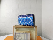 Looopix MultiColor Louis Vuitton Leather Zipper Wallet