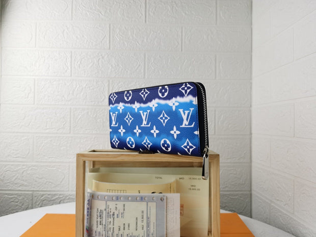 Looopix MultiColor Louis Vuitton Leather Zipper Wallet