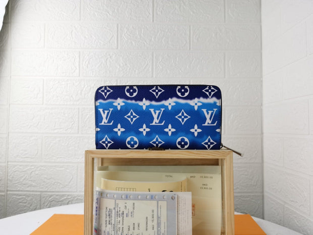 Looopix MultiColor Louis Vuitton Leather Zipper Wallet