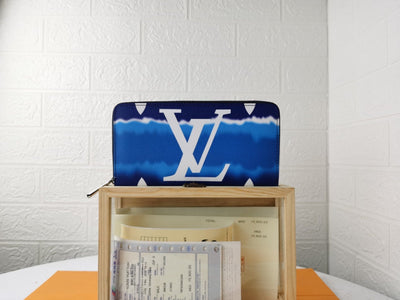 Looopix MultiColor Louis Vuitton Leather Zipper Wallet
