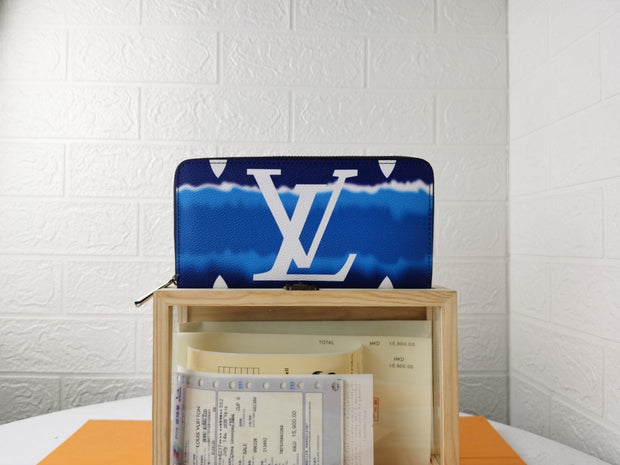 Looopix MultiColor Louis Vuitton Leather Zipper Wallet