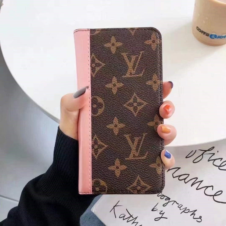 Looopix New Leather Louis Vuitton and Gucci Folio Cases for iPhone 15