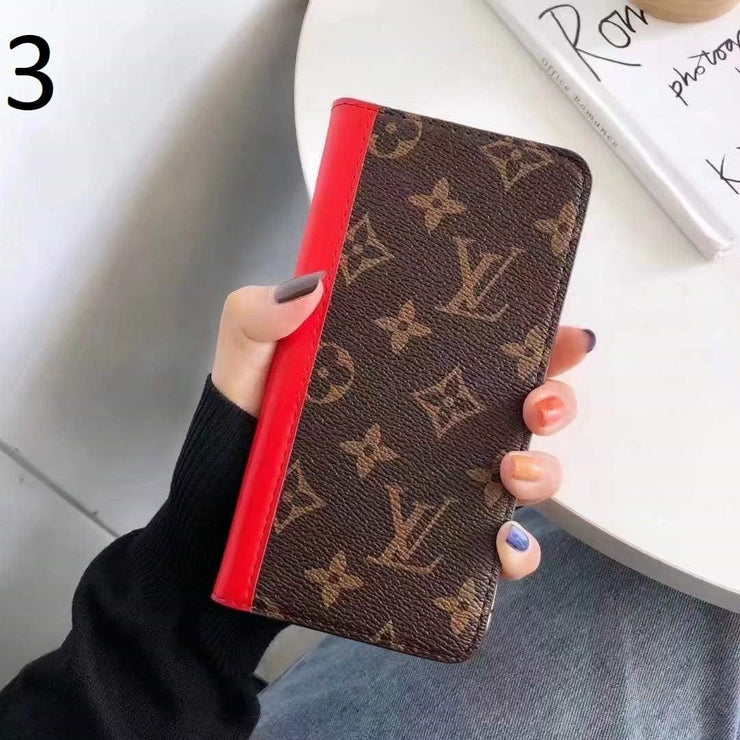 Looopix New Leather Louis Vuitton and Gucci Folio Cases for iPhone 15