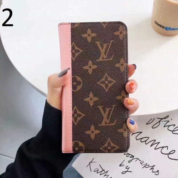 Looopix New Leather Louis Vuitton and Gucci Folio Cases for iPhone 15