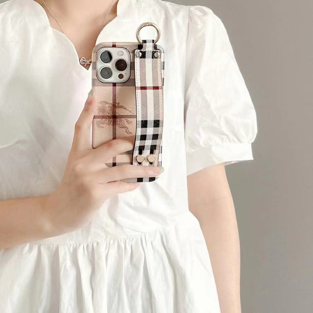Looopix Phone Covers for iPhone 14 | Leather Burberry iPhone Case
