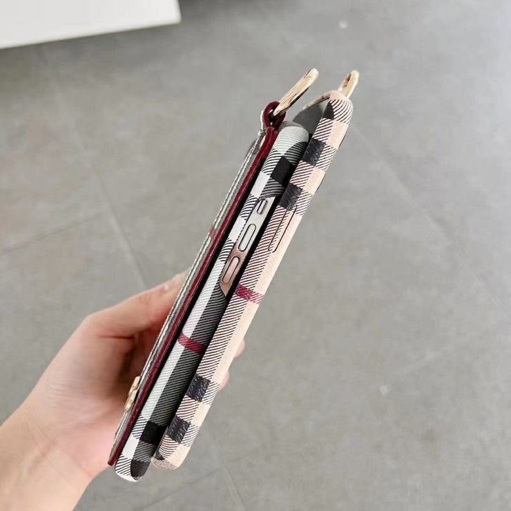 Looopix Phone Covers for iPhone 14 | Leather Burberry iPhone Case