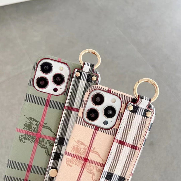 Looopix Phone Covers for iPhone 14 | Leather Burberry iPhone Case