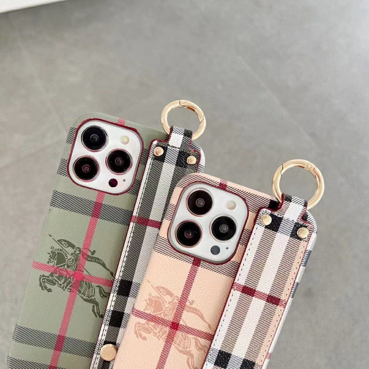 Looopix Phone Covers for iPhone 14 | Leather Burberry iPhone Case
