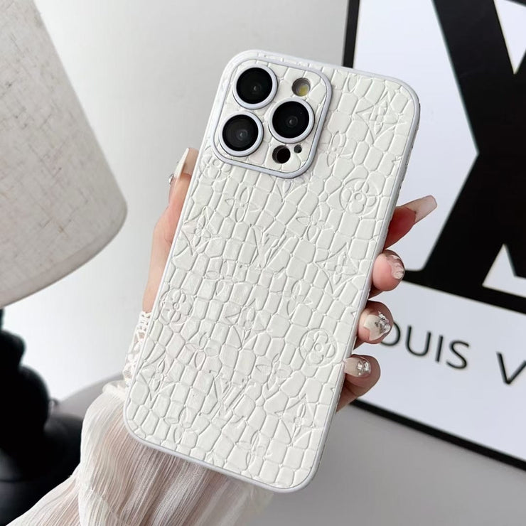 Looopix Plastic TPU Louis Vuitton iPhone Case for iPhone 12 to iPhone 15