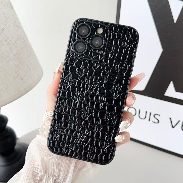 Looopix Plastic TPU Louis Vuitton iPhone Case for iPhone 12 to iPhone 15