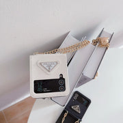 Looopix Prada Z Flip/Z Fold Phone Cases with Detachable Strap