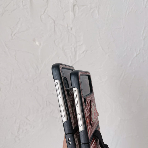 Looopix Prada Z Flip/Z Fold Phone Cases with Ring Holder