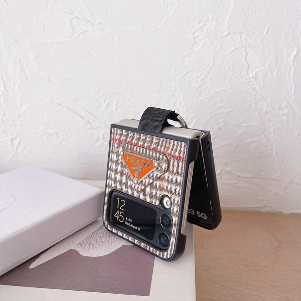 Looopix Prada Z Flip/Z Fold Phone Cases with Ring Holder