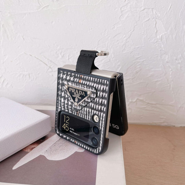 Looopix Prada Z Flip/Z Fold Phone Cases with Ring Holder