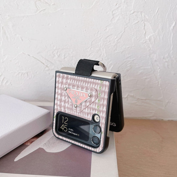 Looopix Prada Z Flip/Z Fold Phone Cases with Ring Holder