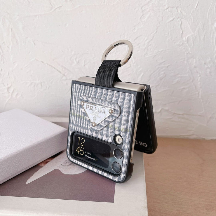 Looopix Prada Z Flip/Z Fold Phone Cases with Ring Holder