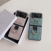 Looopix Prada Z Flip/Z Fold Phone Cases with Ring Holder