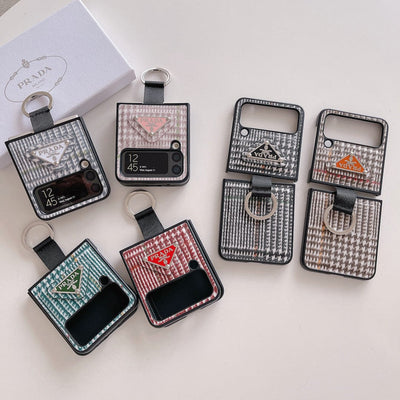 Looopix Prada Z Flip/Z Fold Phone Cases with Ring Holder