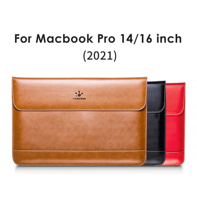 Looopix Premium Leather Sleeve for 2021 M1 MacBook Pro