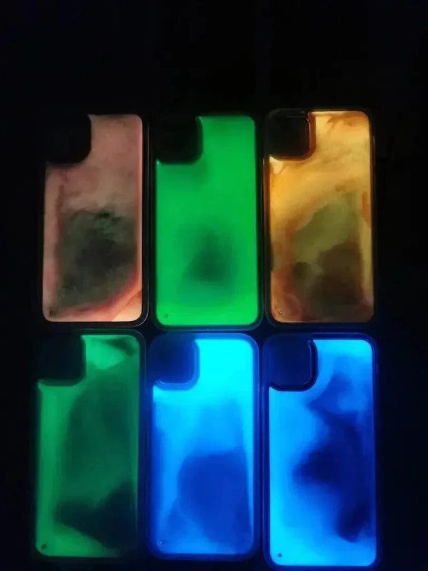 Looopix Quicksand Luminous Phone Case For iPhone 12 11 12 Pro Max XR XS Max X