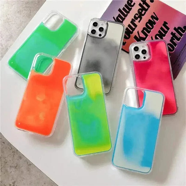 Looopix Quicksand Luminous Phone Case For iPhone 12 11 12 Pro Max XR XS Max X